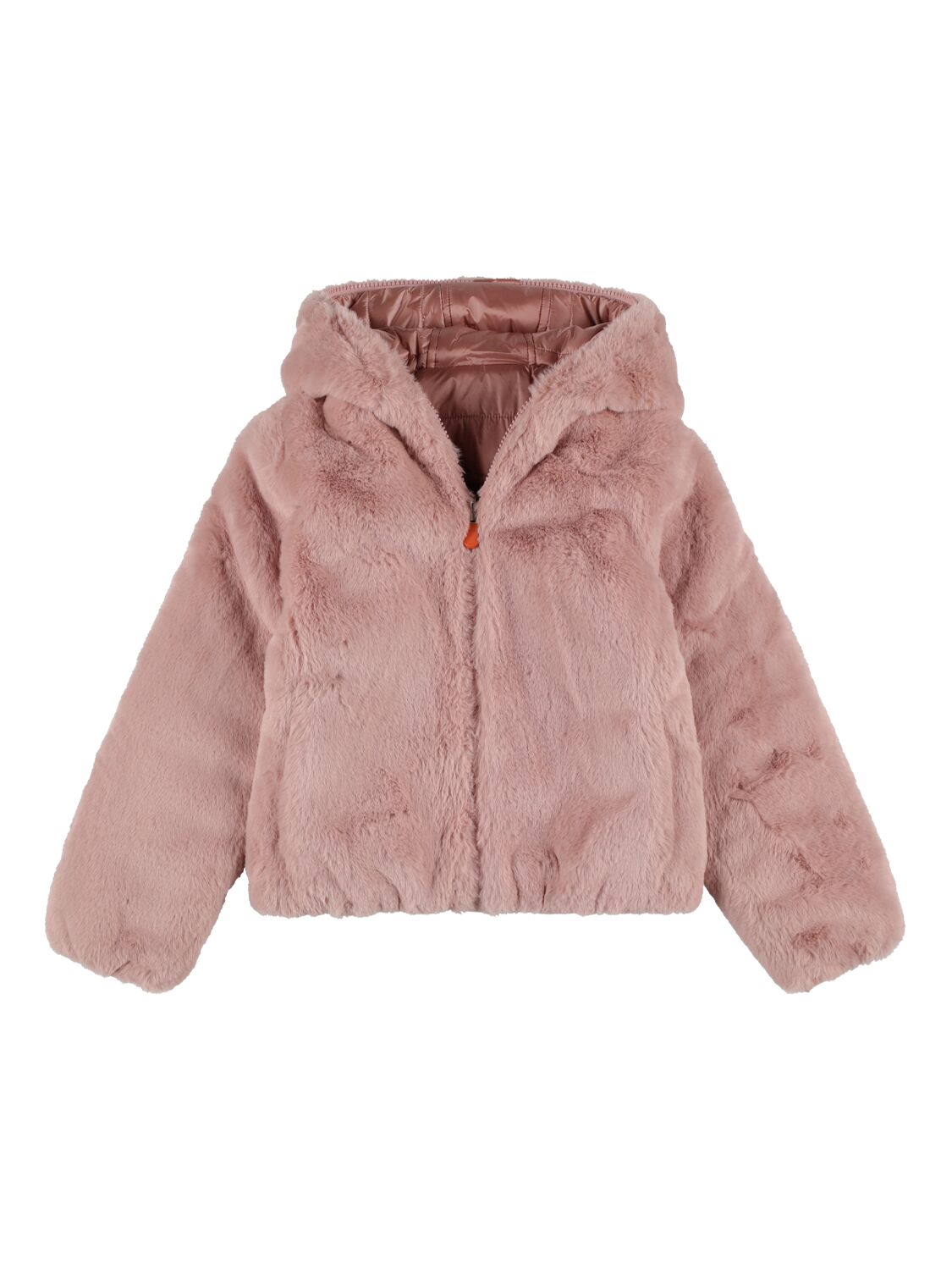 SAVE THE DUCK REVERSIBLE FAUX FUR & RECYCLED JACKET