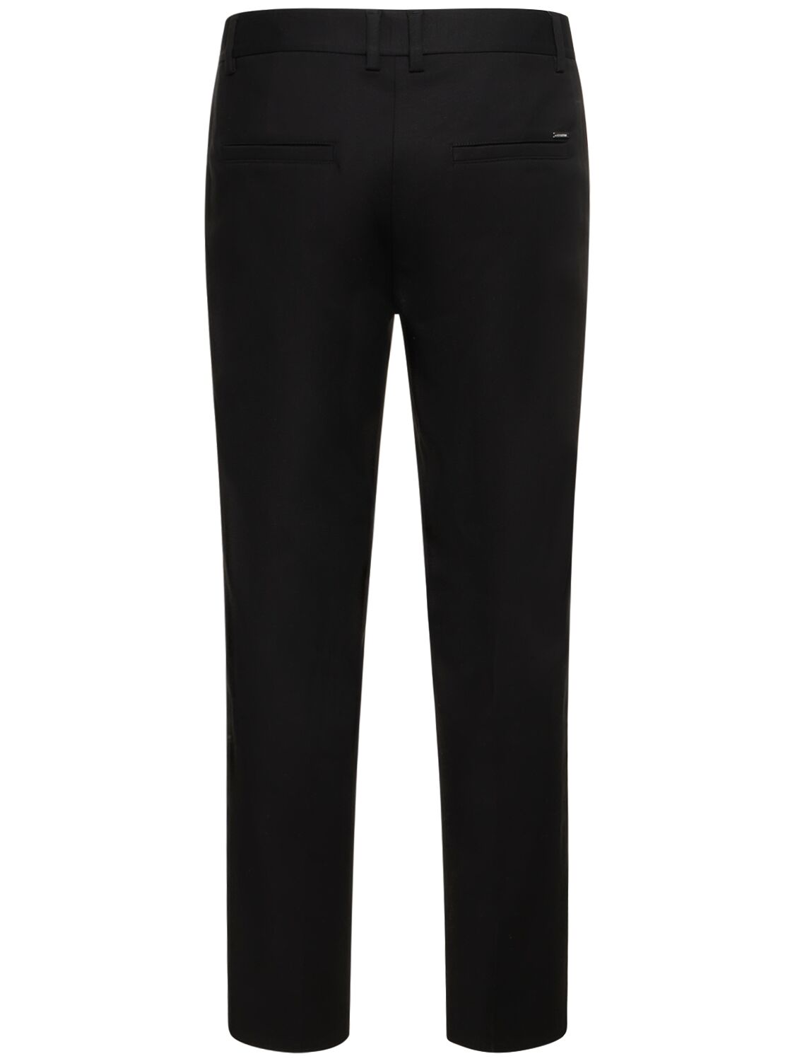 Shop Alphatauri Cotton Blend Pants In Black