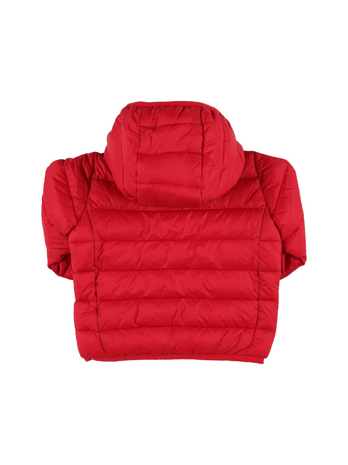 Shop Save The Duck Hooded Nylon Puffer Jacket In Red