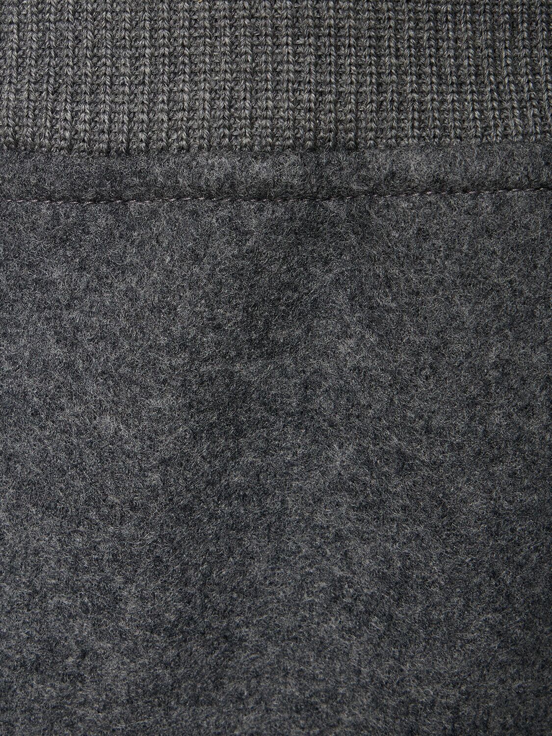Shop Jil Sander Melton Wool Joggers In Grey