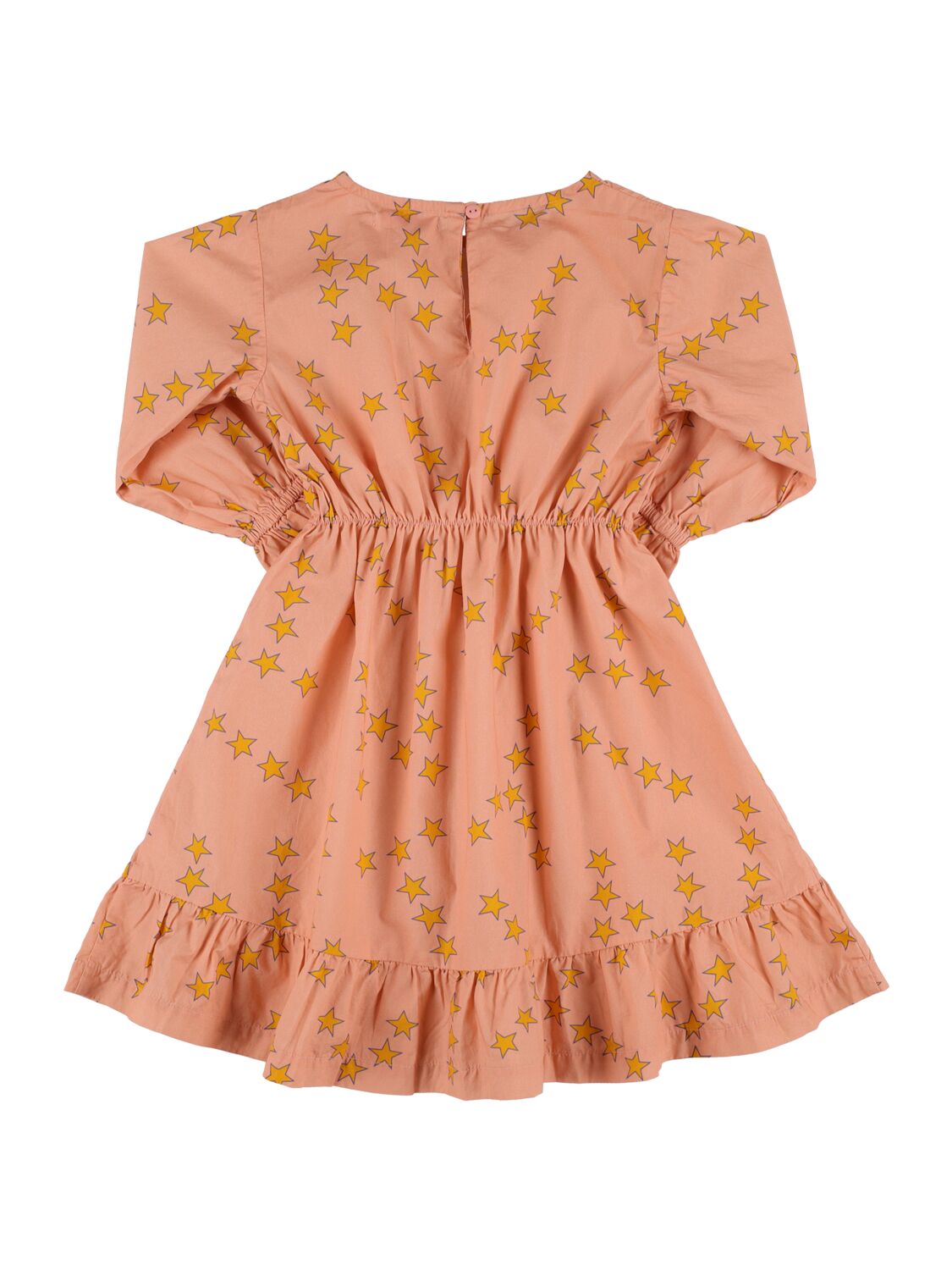 Shop Tiny Cottons Star Print Cotton Dress In Pink