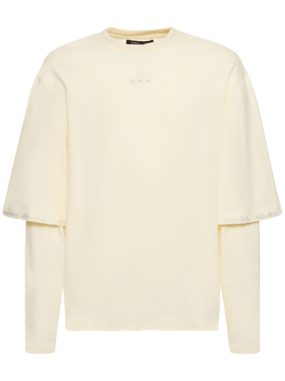 EMBELLISH Mirage Cotton Long Sleeve T-shirt