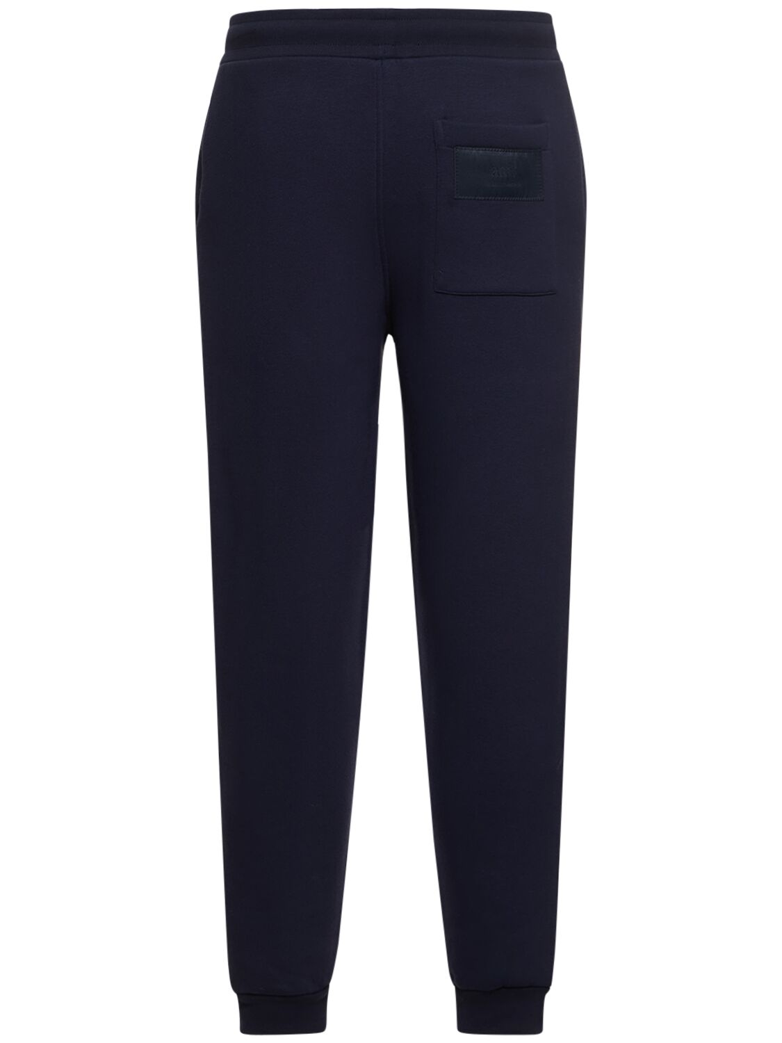 AMI ALEXANDRE MATTIUSSI LOGO PATCH SWEATPANTS 