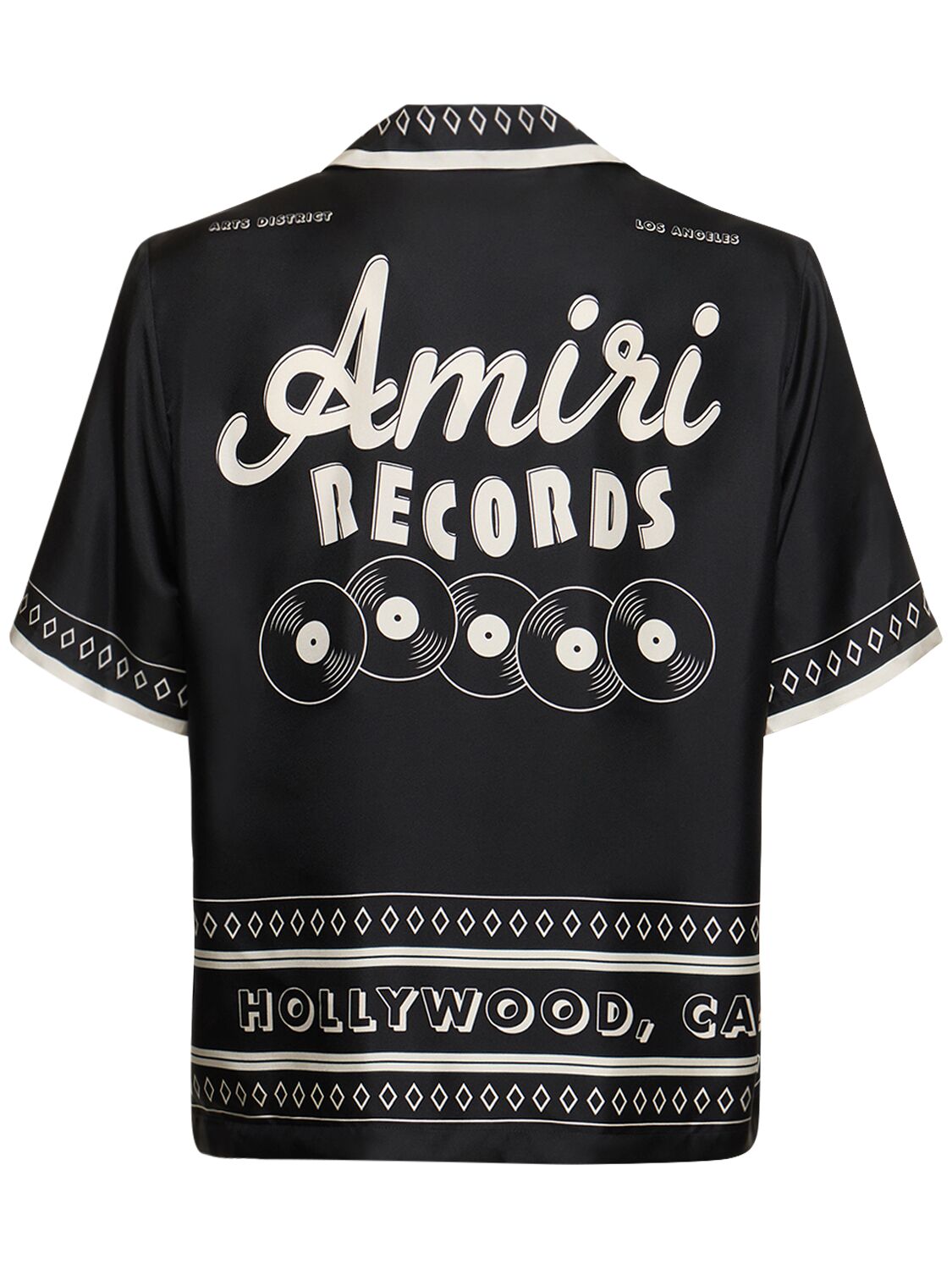 Fancy Amiri Style Print Cotton-jersey T-shirtamiri Logo 