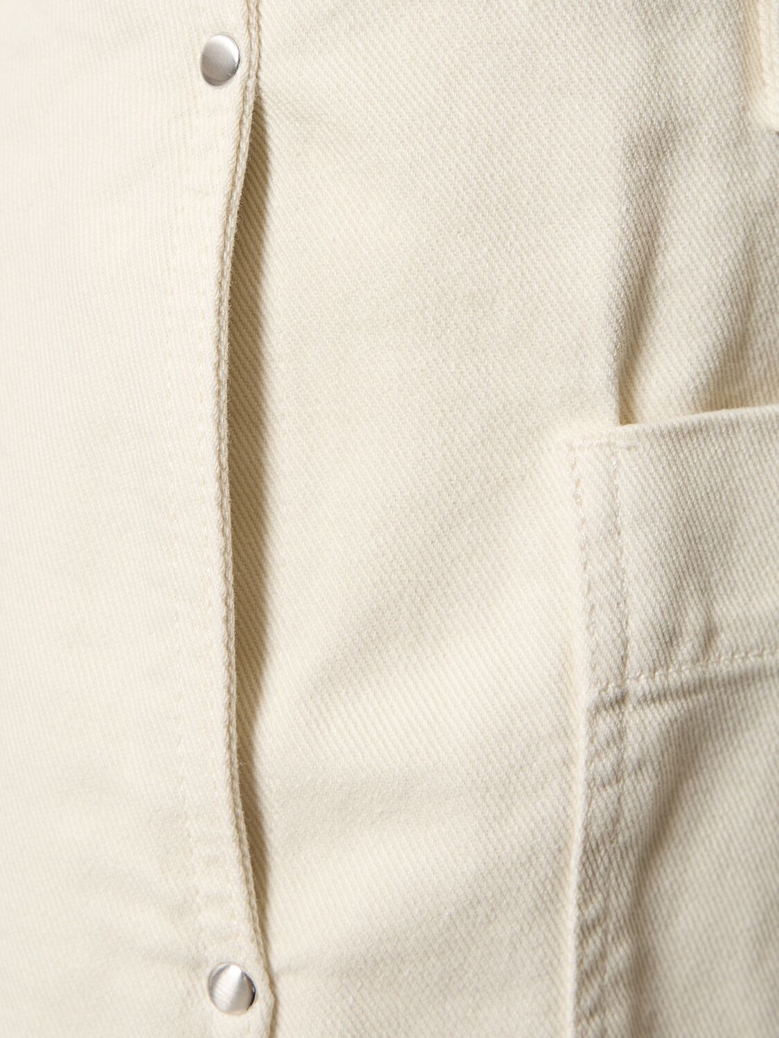 Shop Lemaire Twisted Cotton Pants In White