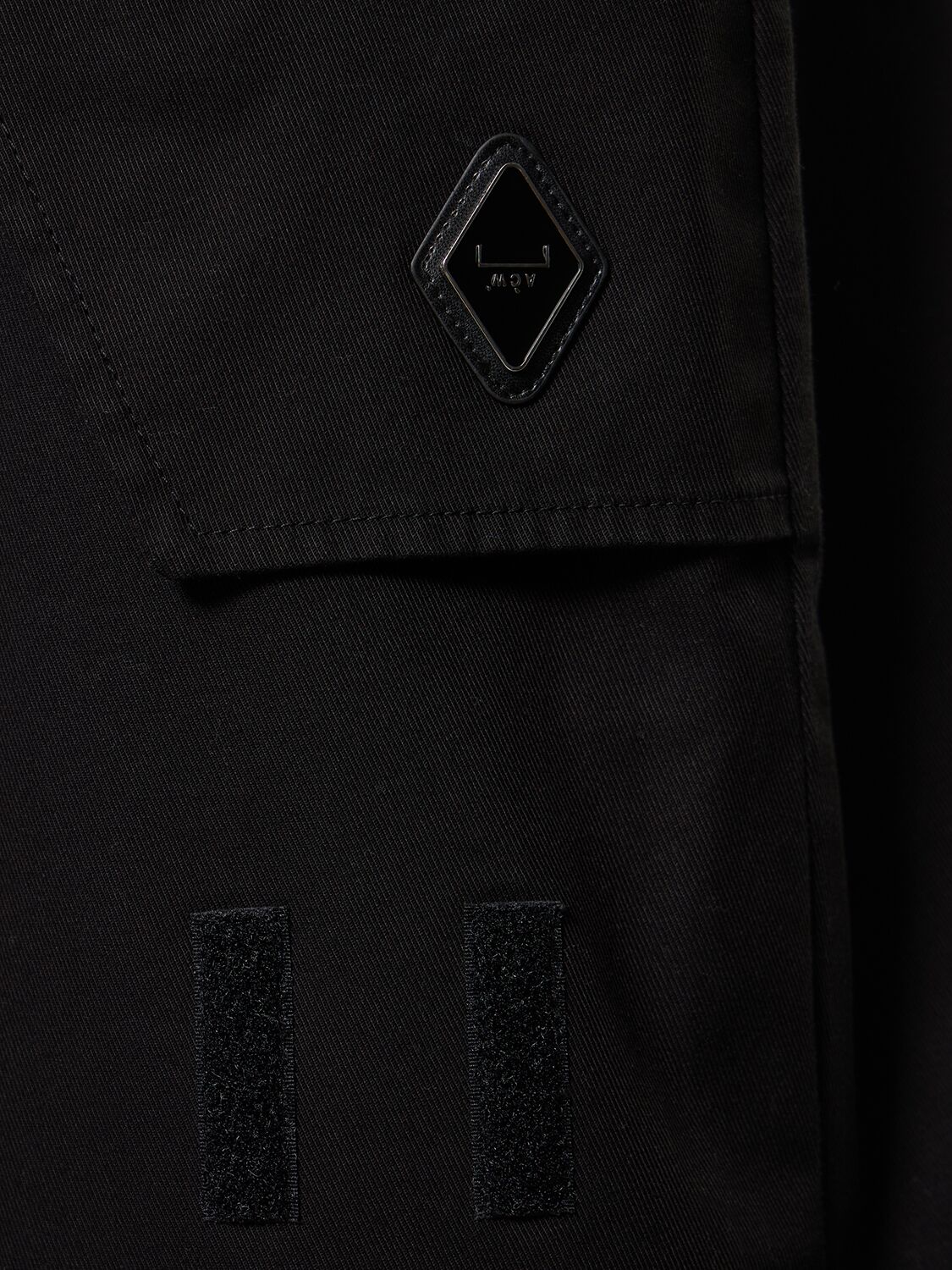 Shop A-cold-wall* Cotton Cargo Shorts In Black