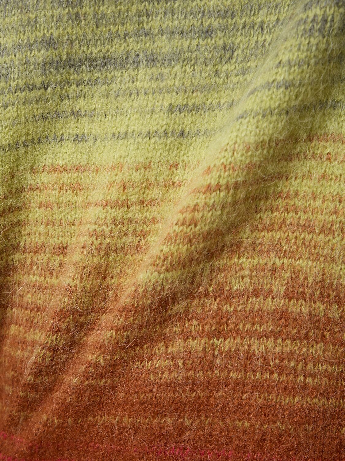 Shop Laneus Degradé Crewneck Sweater In Multicolor