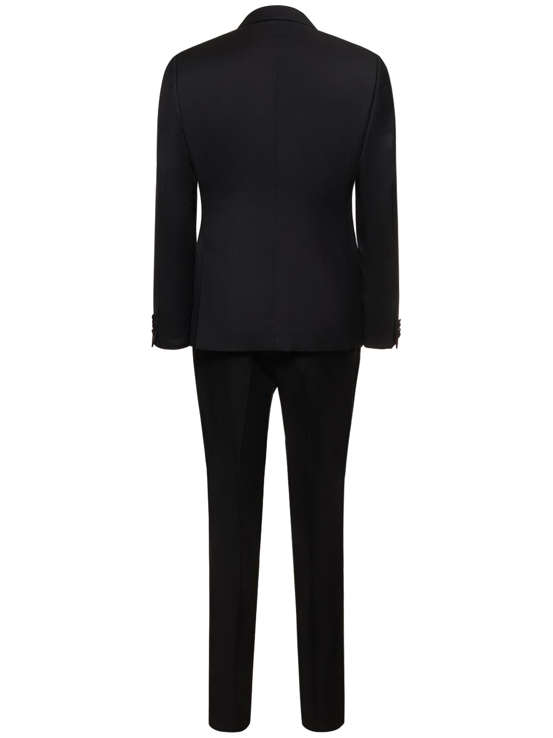 Shop Zegna Wool & Mohair Evening Suit In Black