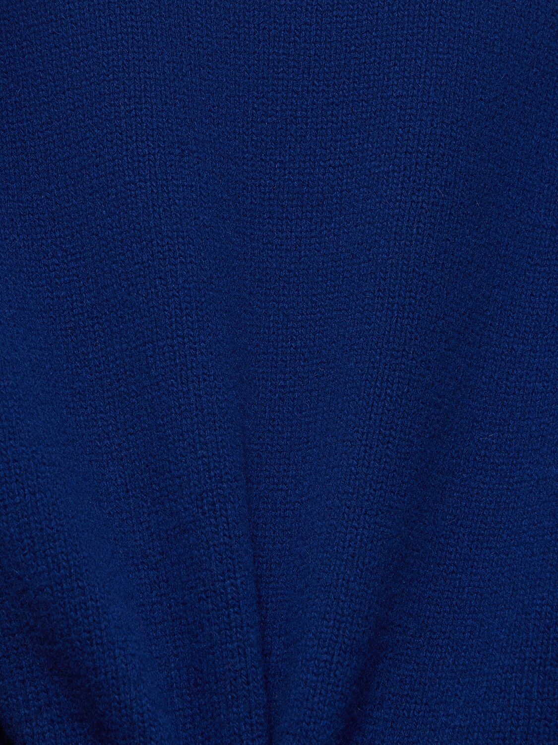 Shop Made In Tomboy Ely Wool Knit Turtleneck Sweater In Sky Blue