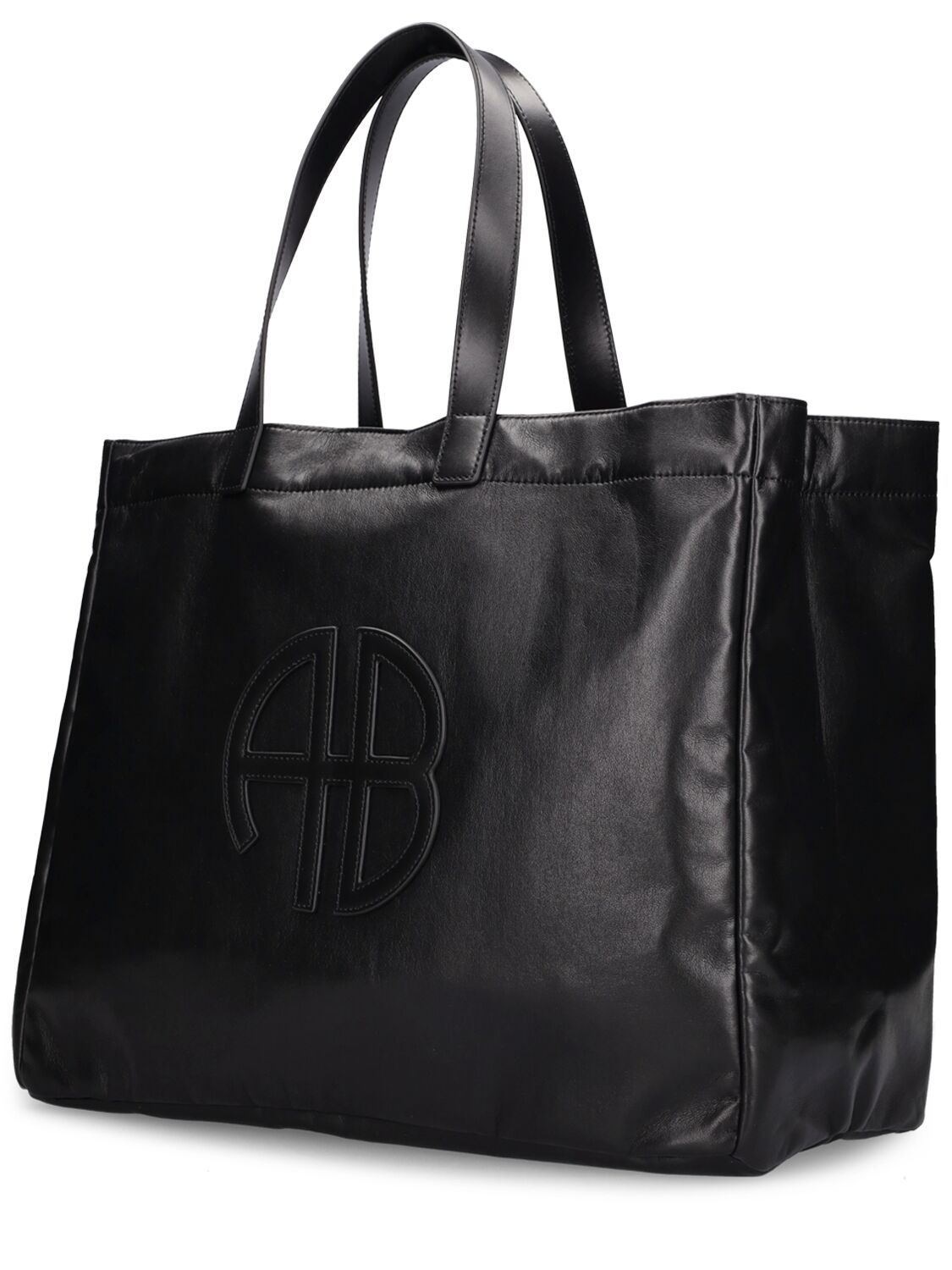 ANINE BING LARGE RIO RECYCLED LEATHER TOTE BAG 