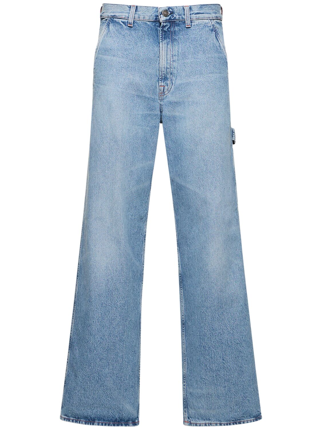 Made In Tomboy Ko-work Denim Wide Jeans In Blue