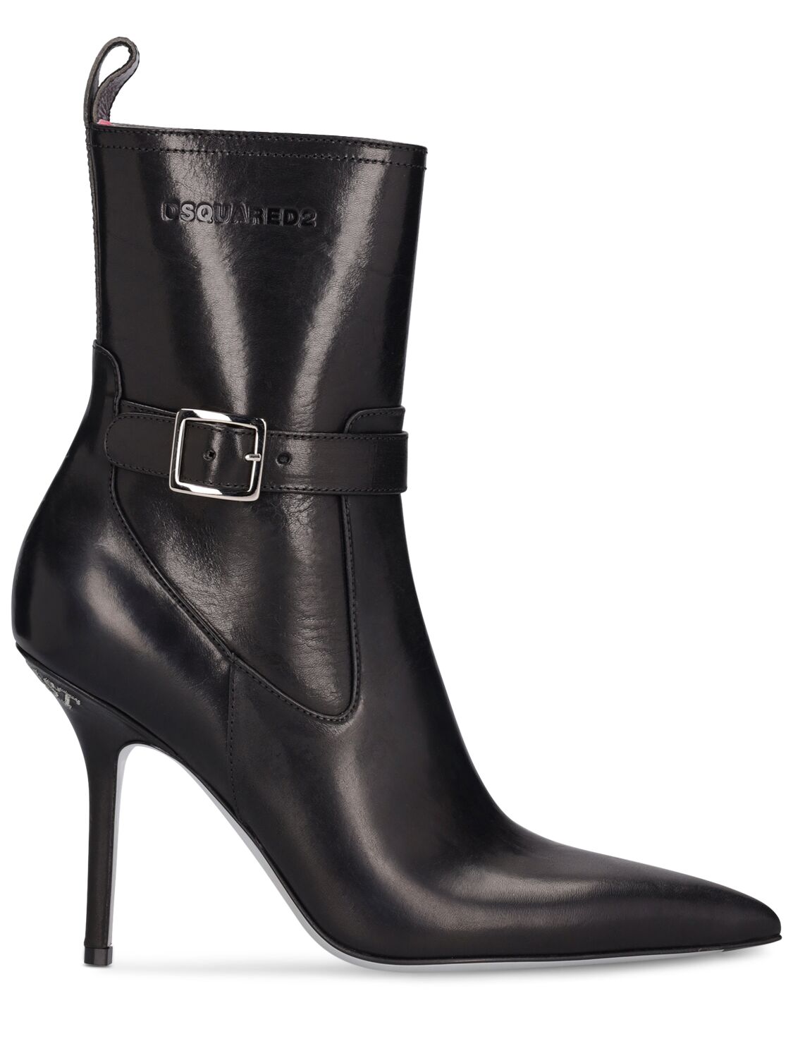 Dsquared2 Black Rodeo Heeled Ankle Boot