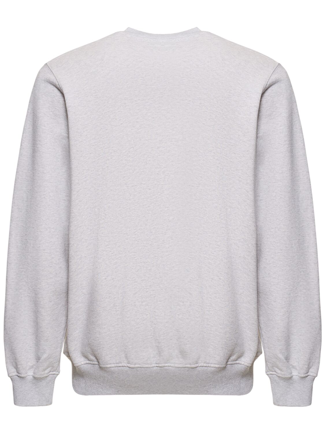 Shop Casablanca Casa Way Organic Cotton Sweatshirt In Light Grey