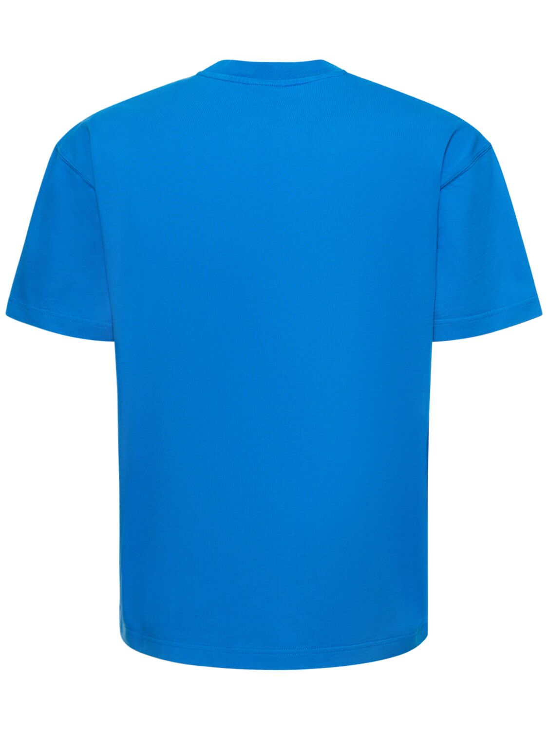 Shop Jacquemus Le Tshirt Nud Cotton T-shirt In Blue