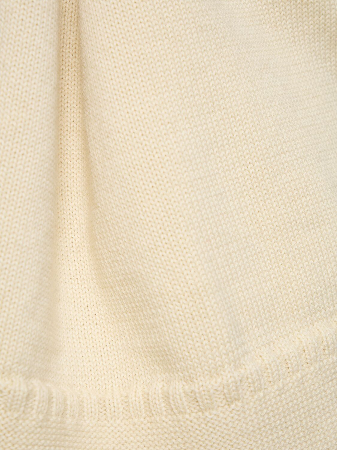 Shop Totême Wool Knit Sweater In Ivory