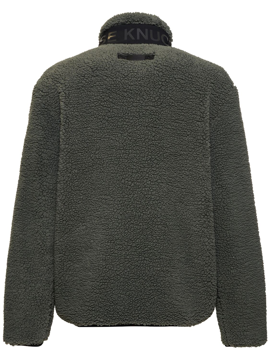 Shop Moose Knuckles Saglek Zip-up Sweatshirt In Khaki,black