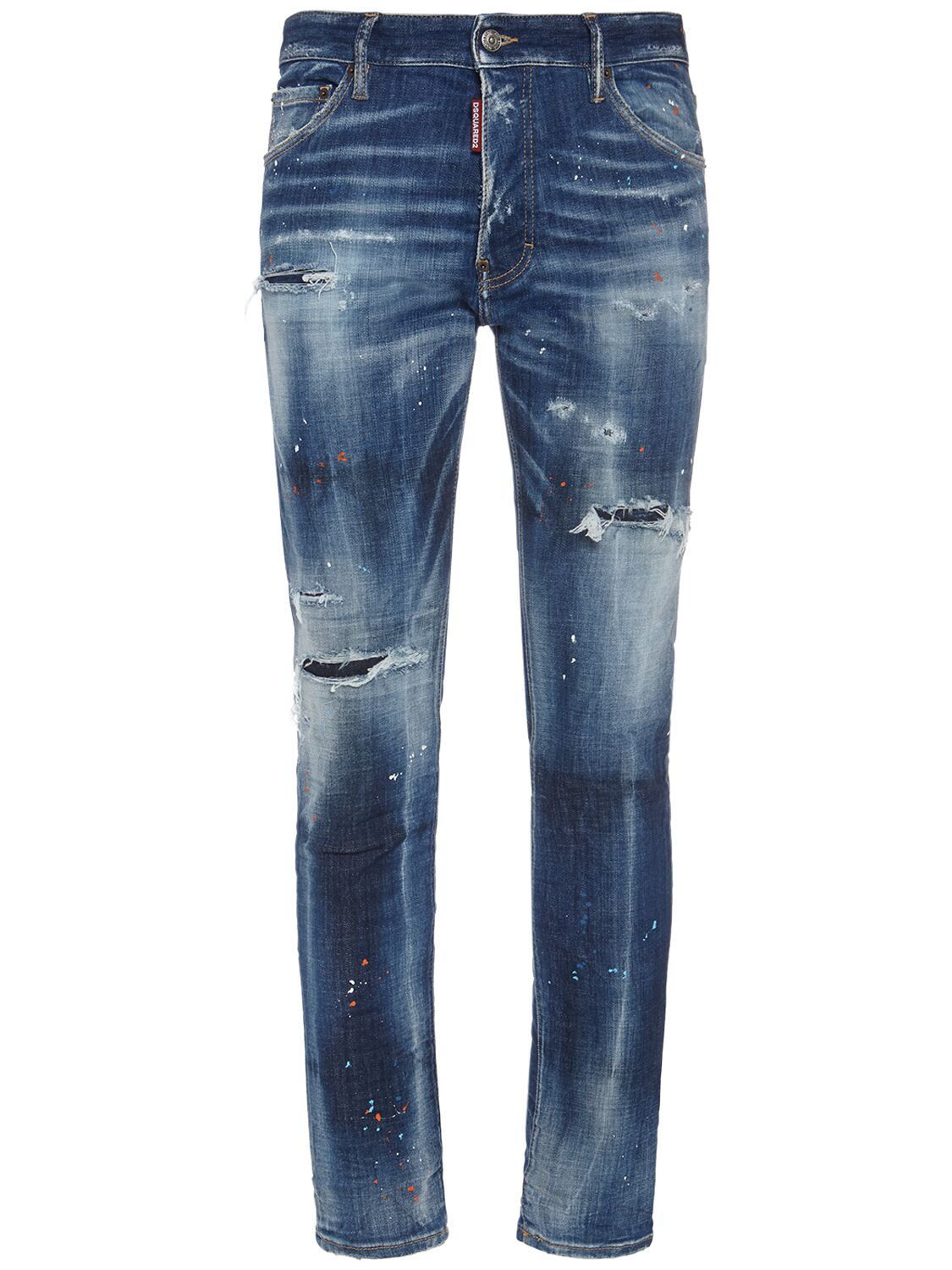 Dsquared2 Cool Guy Fit Cotton Denim Jeans In Navy