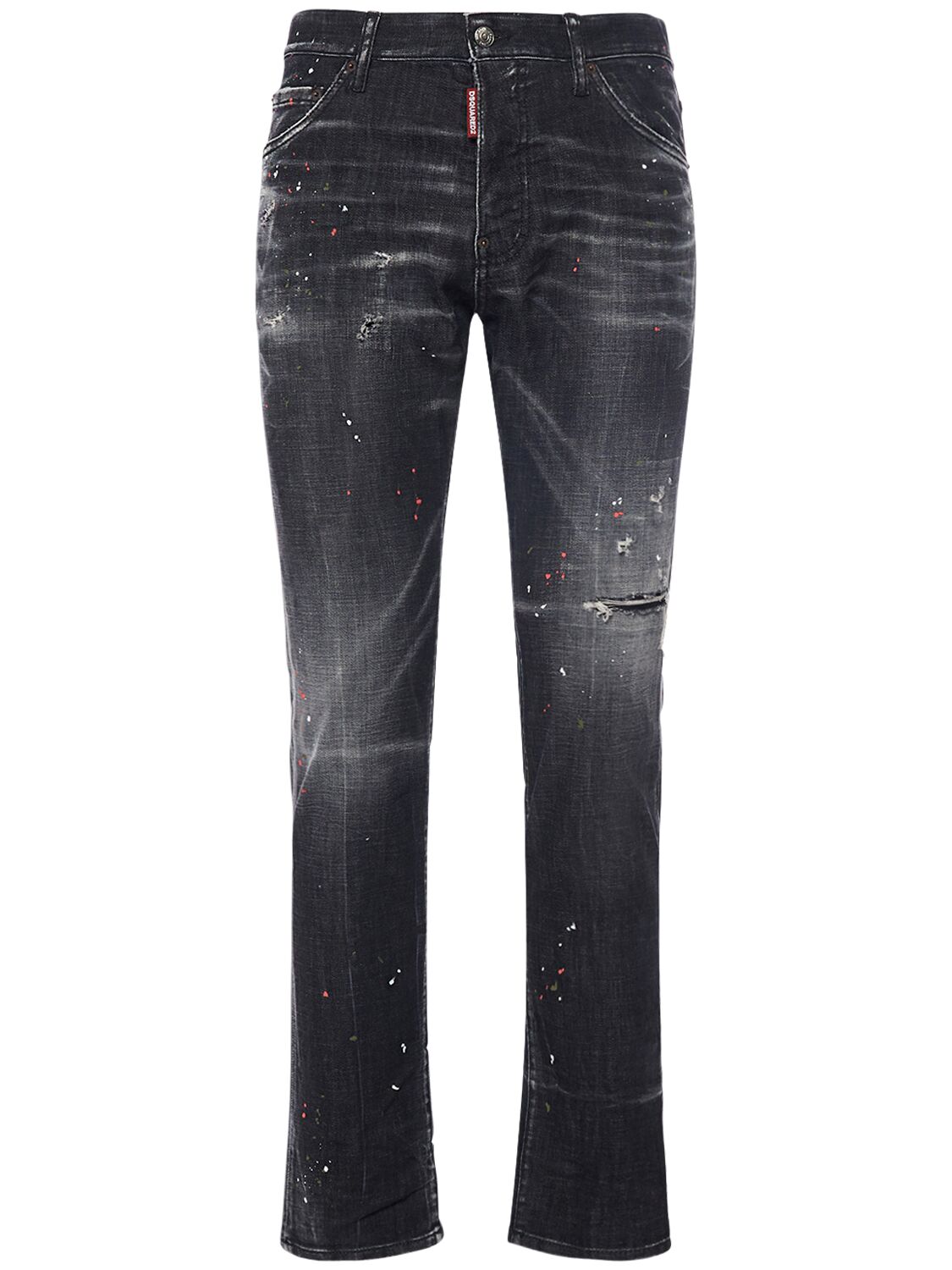 Dsquared2 Cool Guy Fit Cotton Denim Jeans In Black