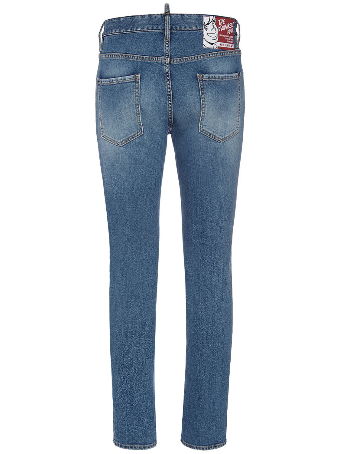 Shop Dsquared2 Cool Guy Fit Cotton Denim Jeans In Navy