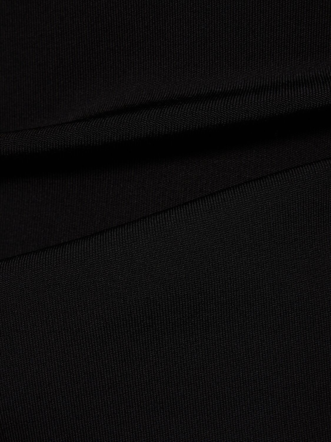 Shop Galvan Skye Compact Knit Midi Dress In Black