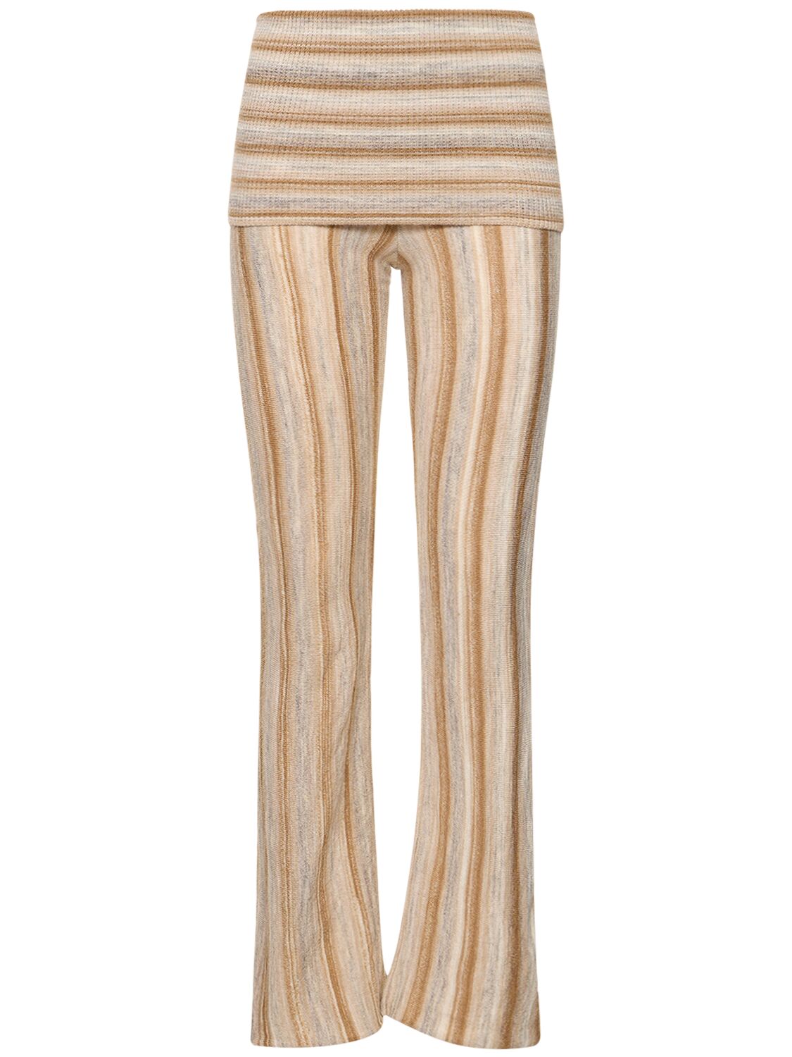 Cezza Acrylic Blend Straight Pants – WOMEN > CLOTHING > PANTS