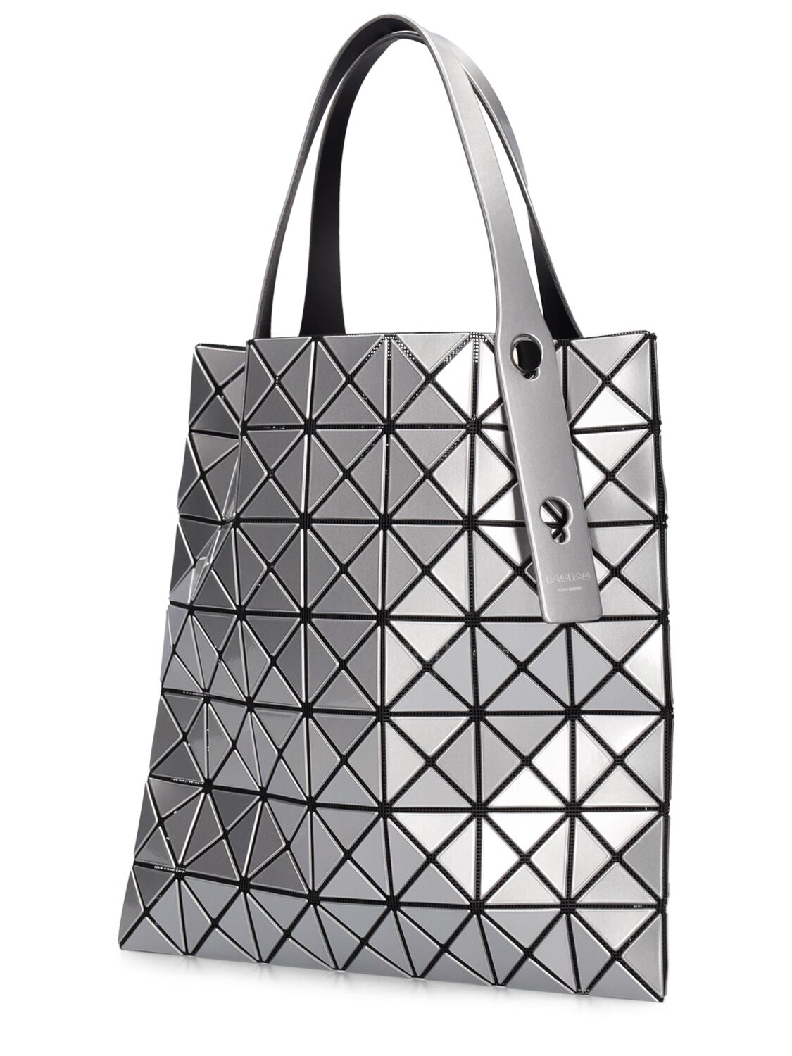 Shop Bao Bao Issey Miyake Prism Tote Bag In Silver