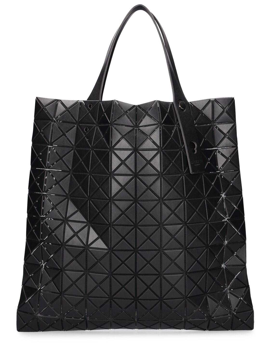 Shop Bao Bao Issey Miyake Matte Prism Tote Bag In Matte Black