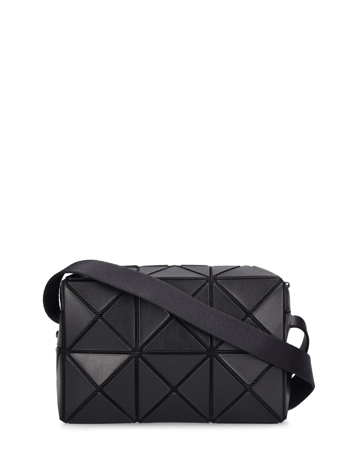 Shop Bao Bao Issey Miyake Cuboid Shoulder Bag In Matte Black