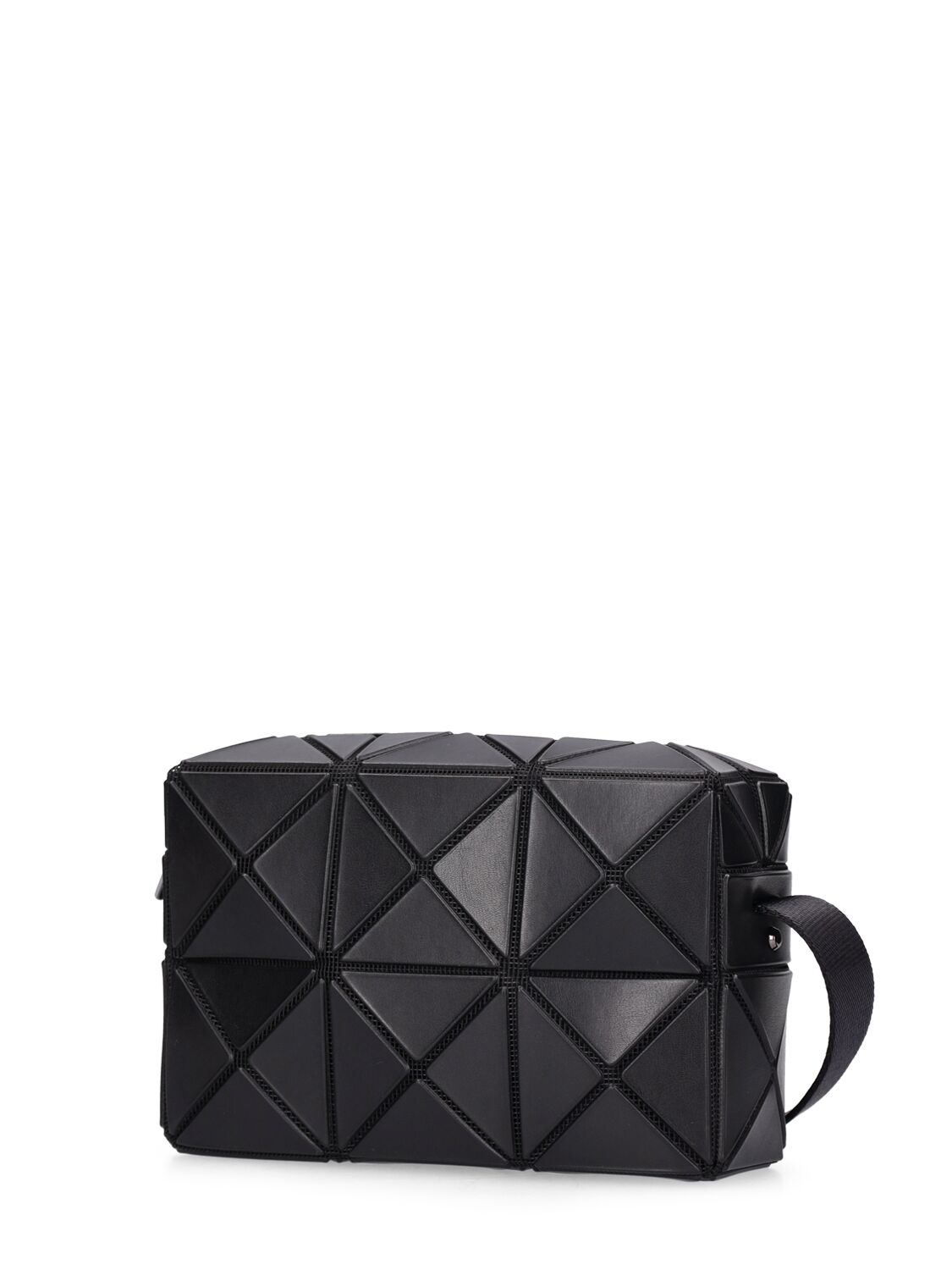 Shop Bao Bao Issey Miyake Cuboid Shoulder Bag In Matte Black