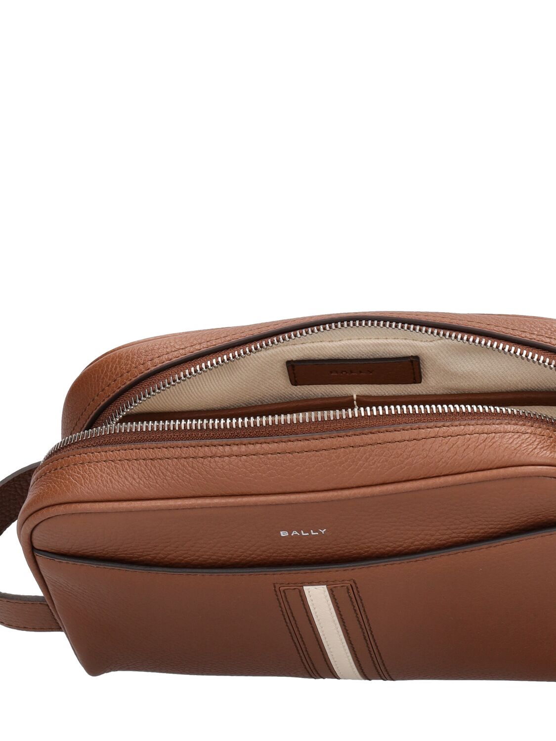 Bally - Printed Leather Toiletry Bag - Santa Eulalia