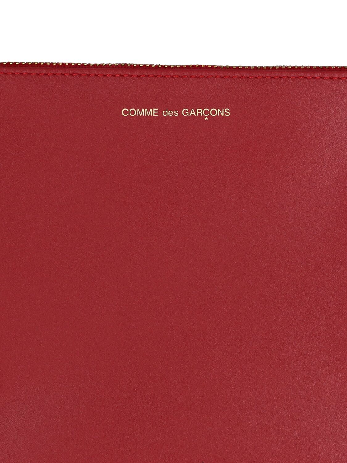 Shop Comme Des Garçons Classic Leather Line Wallet In Red