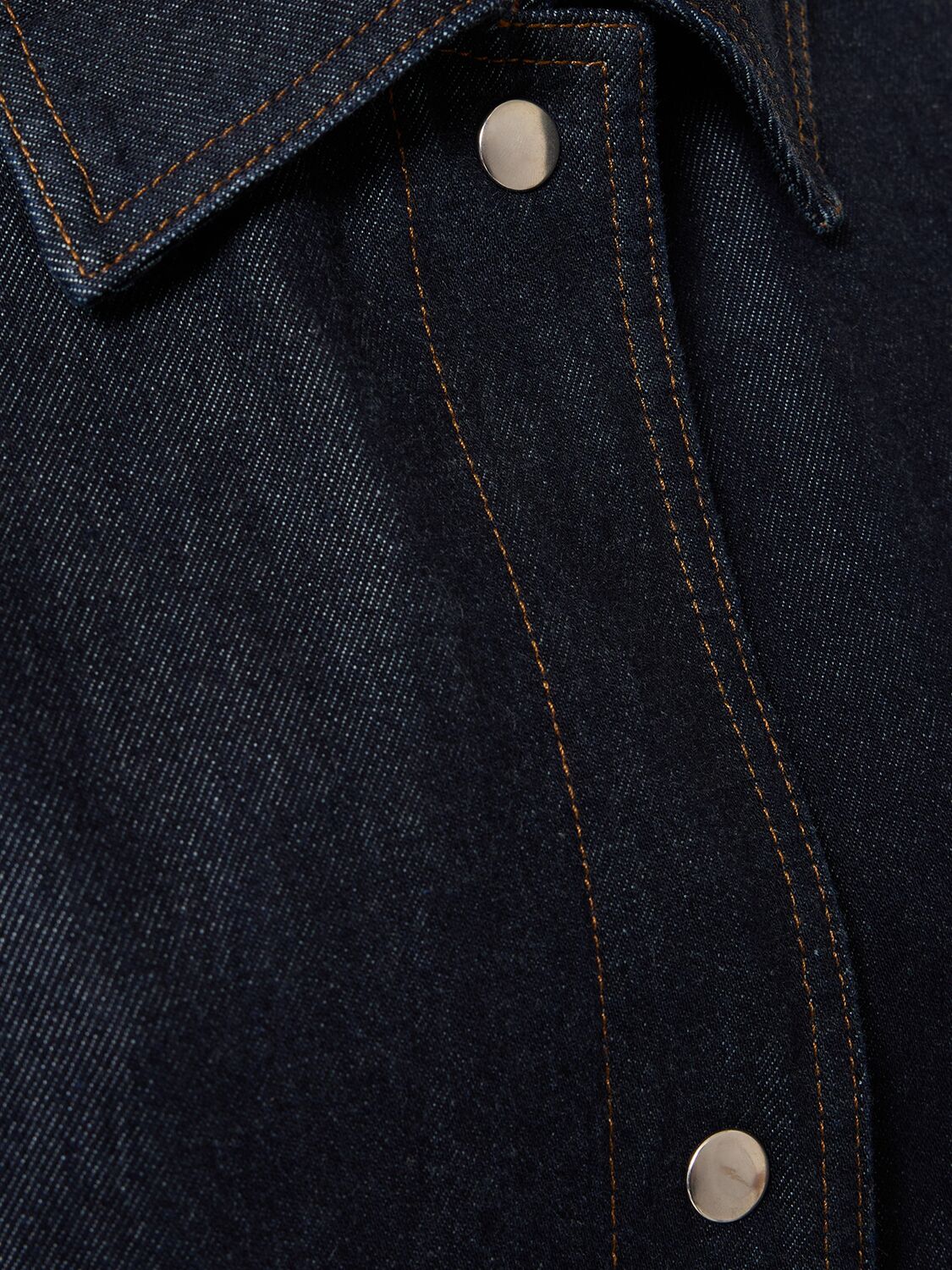 Shop Totême Denim Cotton Jacket In 블루
