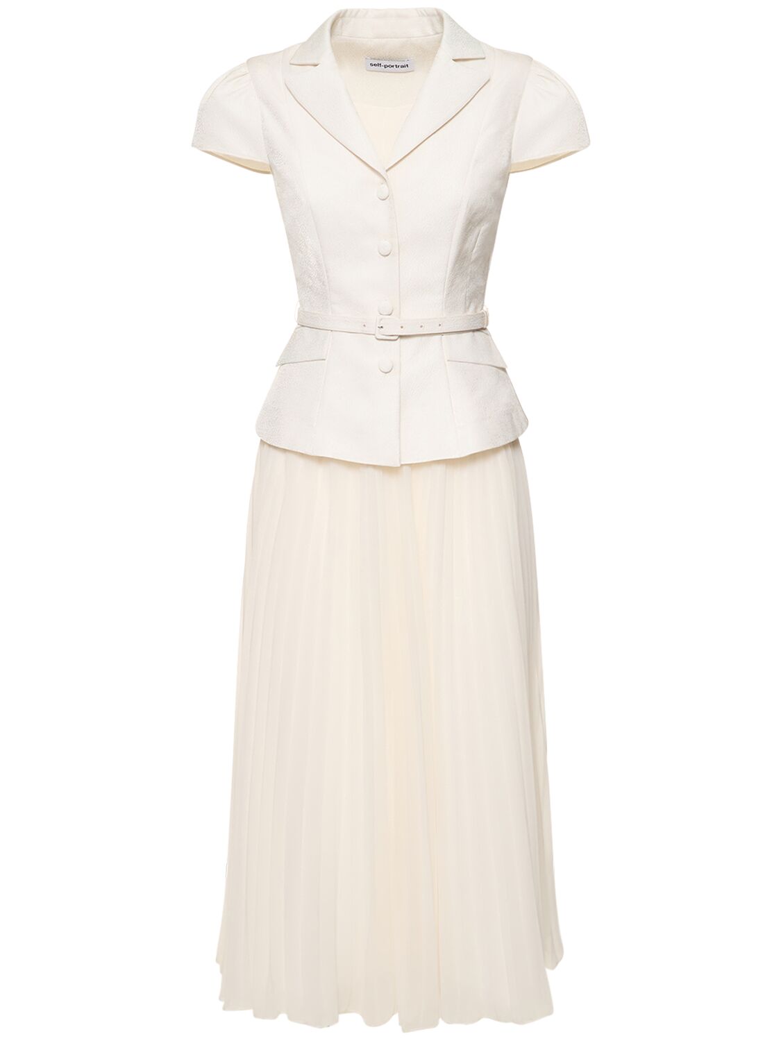 Image of Textured Midi Dress