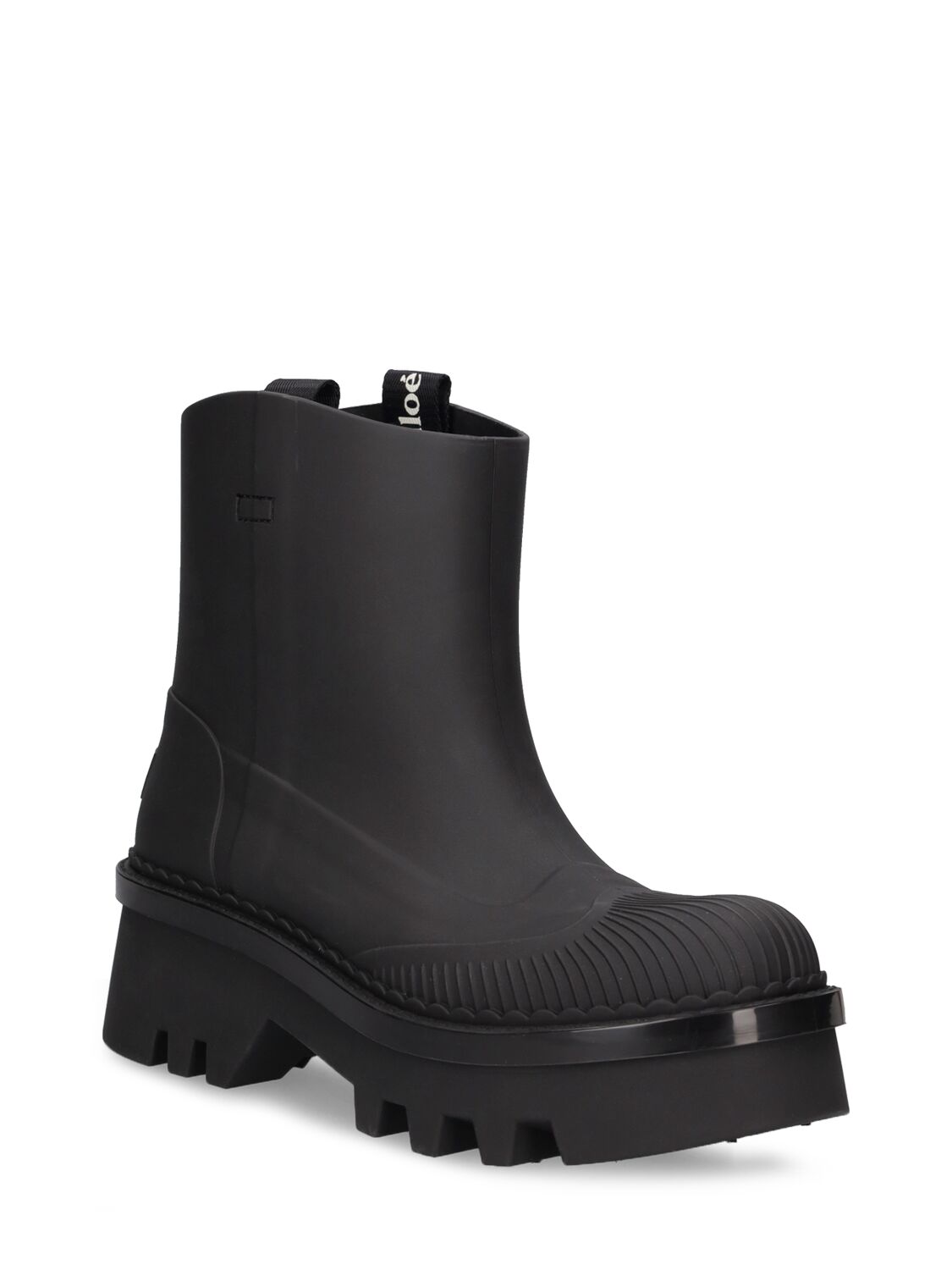 Shop Chloé 55mm Raina Rubber Rain Boots In Black