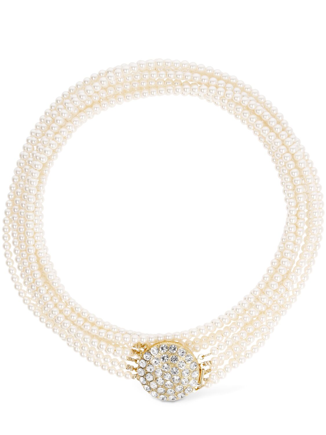 Double Wrap Pearl Necklace