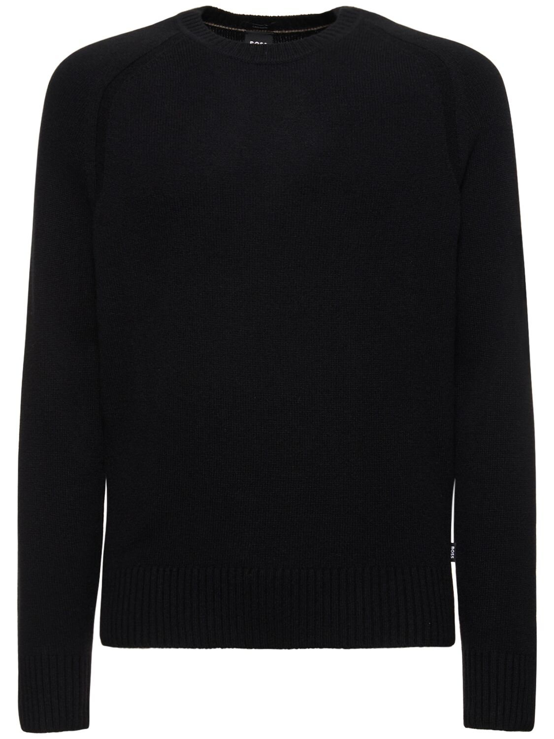 Hugo Boss Maglio Cashmere Sweater In Black
