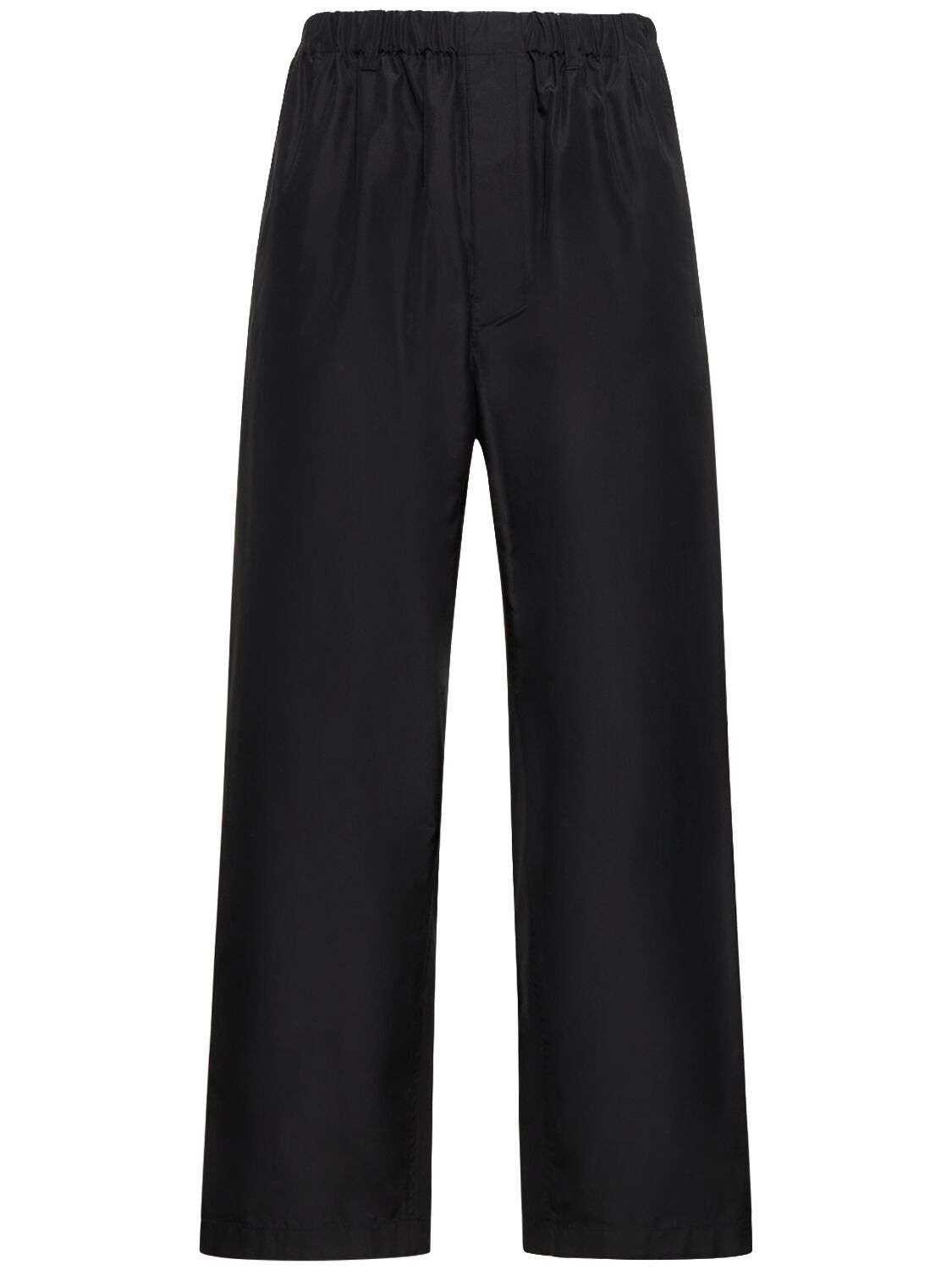 Lemaire Silk Relaxed Pants In Black