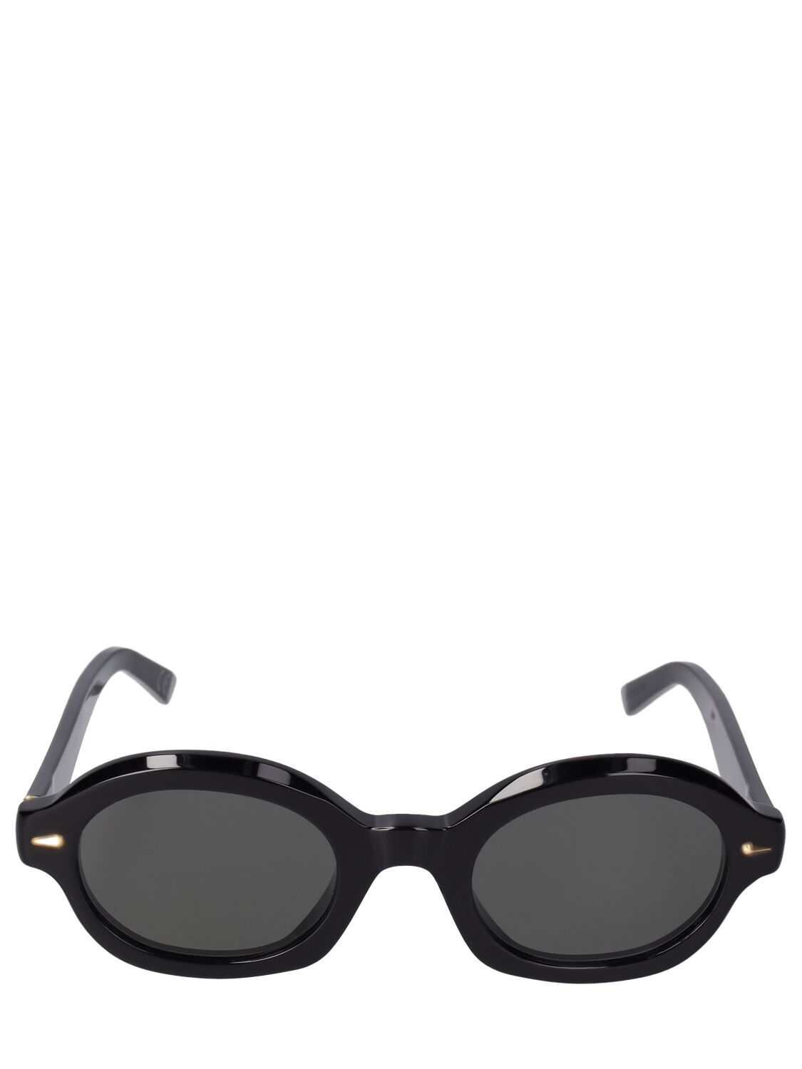 Retrosuperfuture Marzo Black Round Acetate Sunglasses
