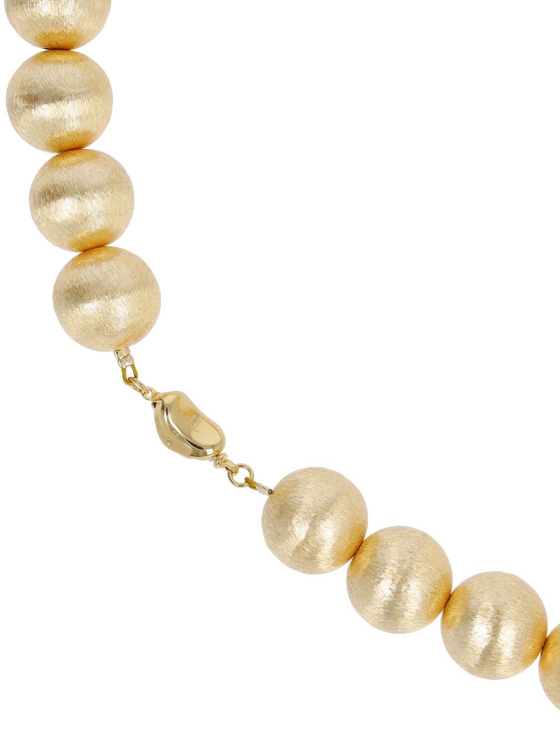 Shop Timeless Pearly Shell Charm Beaded Choker In Gold