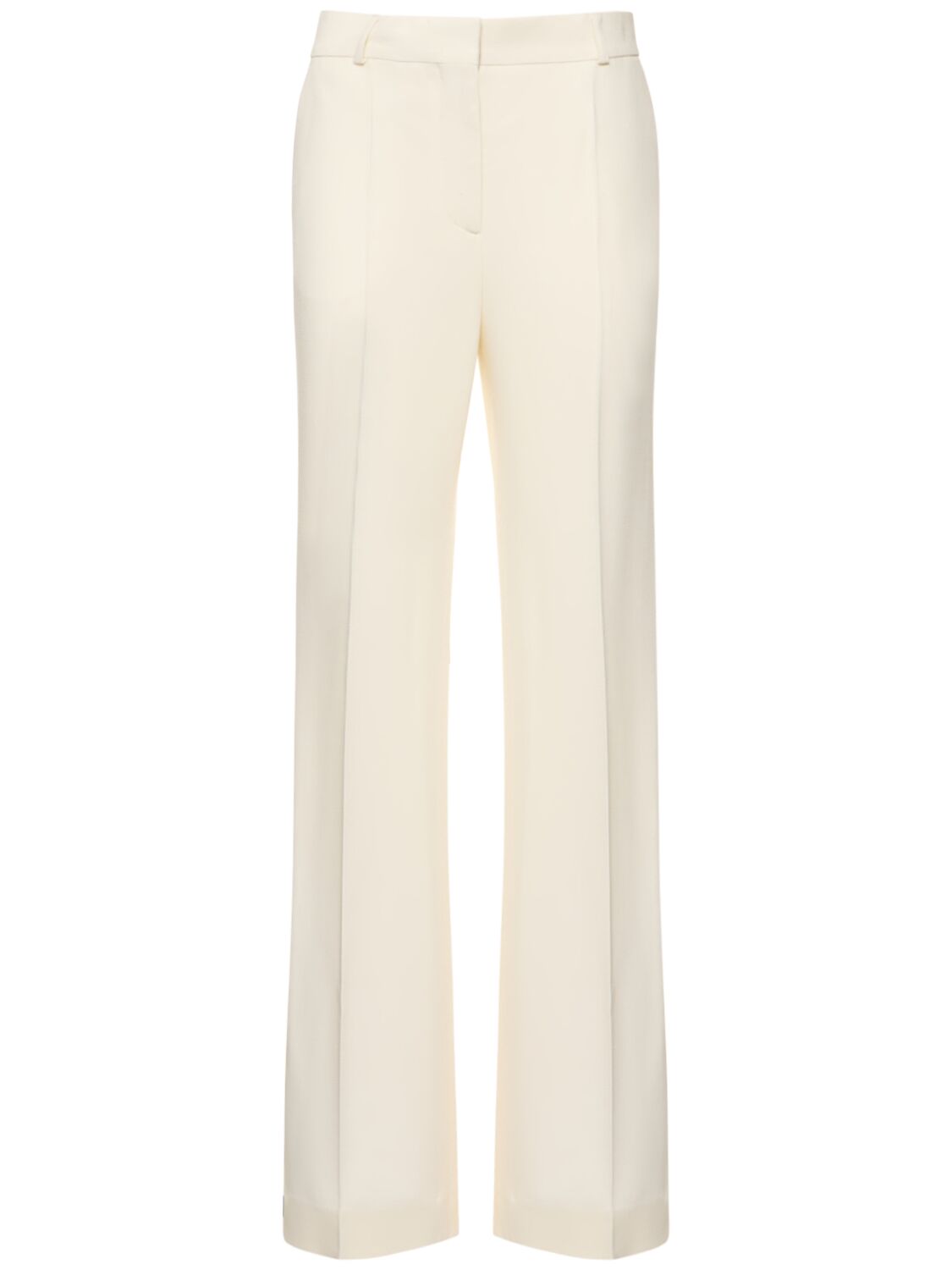 Image of Evening Viscose & Wool Flared Pants