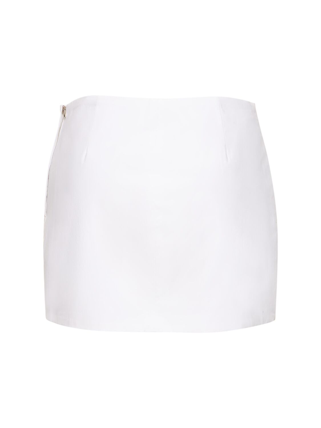 Shop Interior The Demi Cotton Mini Skirt In White