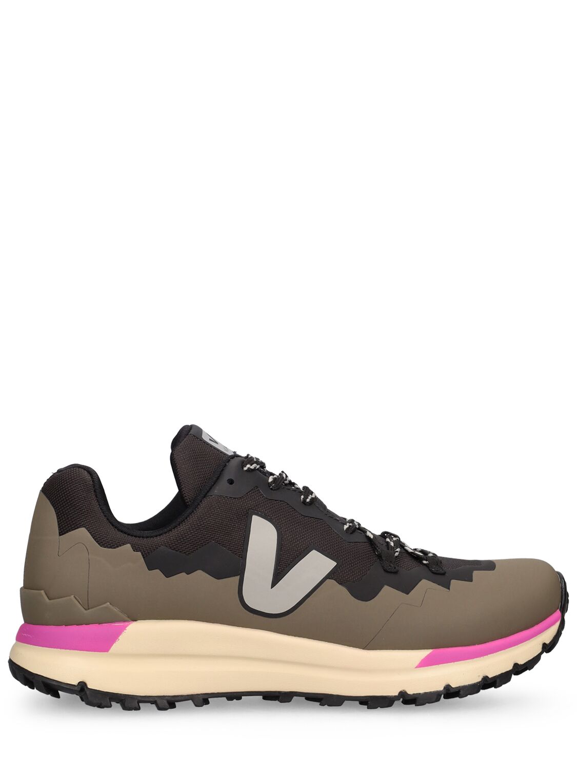 Shop Veja Vibram Fitz-roy Trekking Sneakers In Black,grey