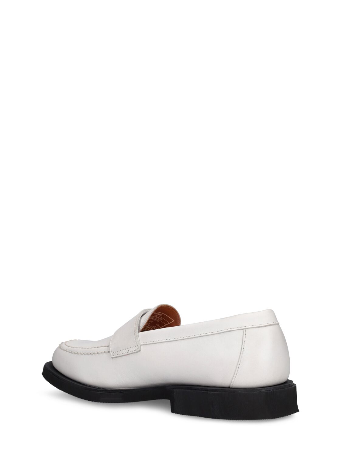 Shop Sebago Ryan Rough Distressed Leather Loafers In White