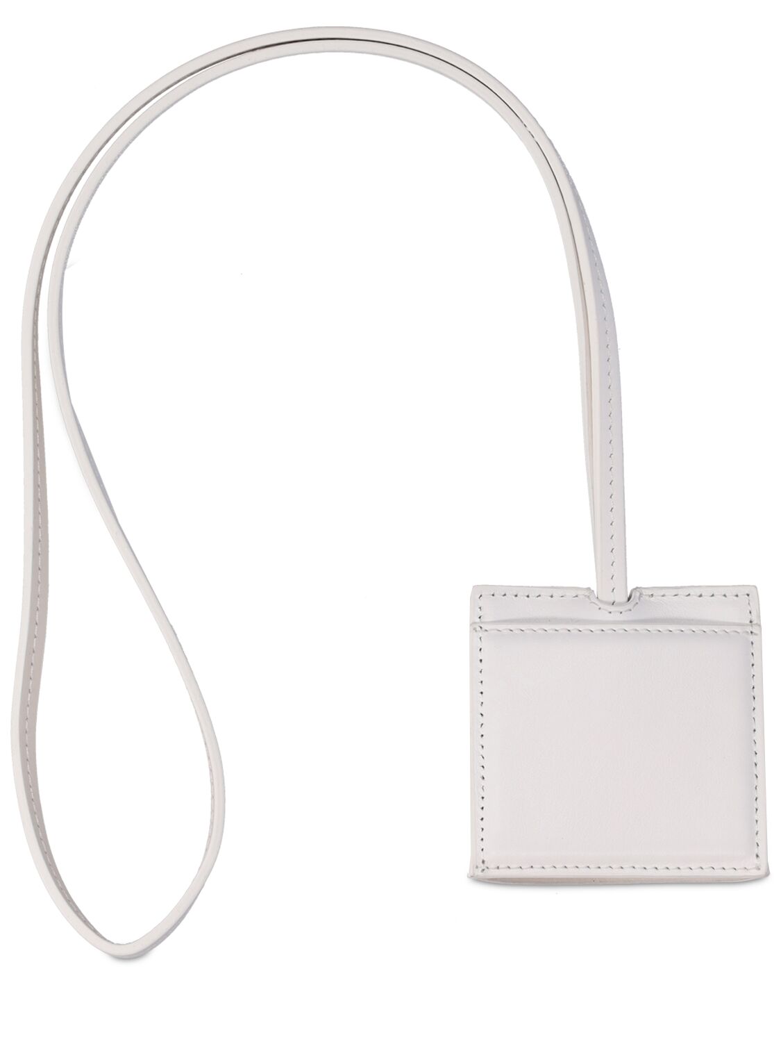 Shop Jacquemus Le Porte Cle Bagage Key Holder In White