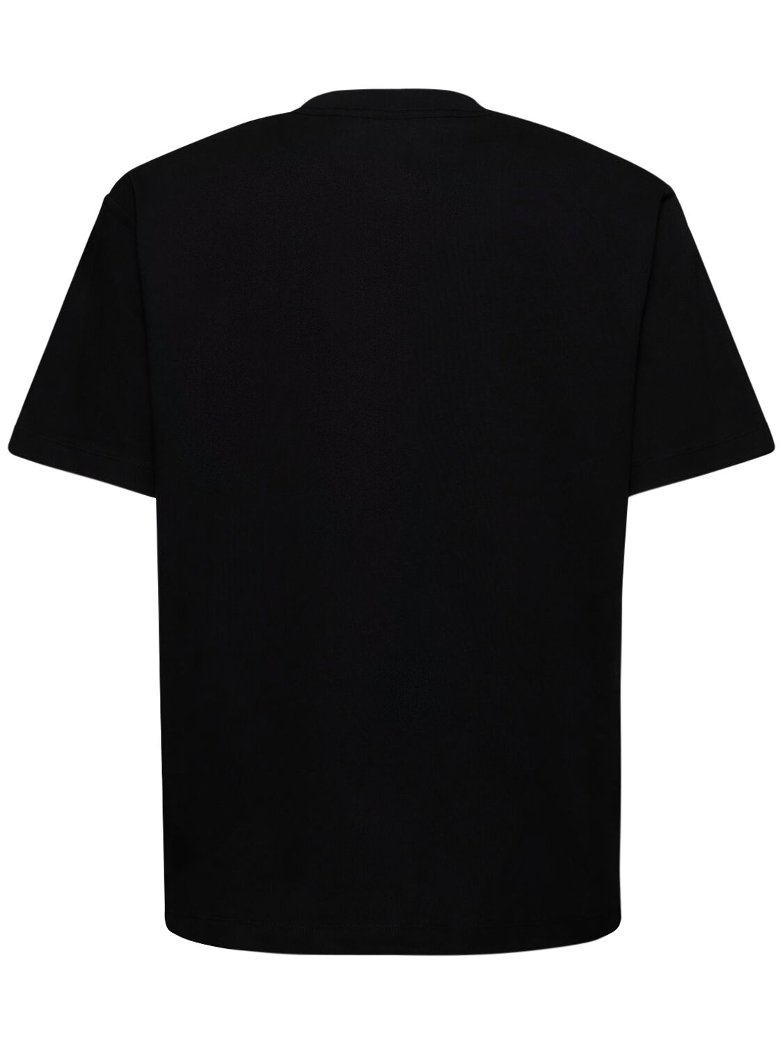 Shop Roa Classic Cotton T-shirt In Black