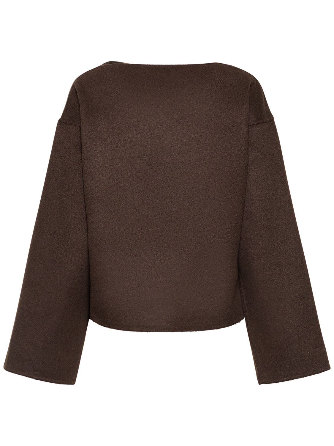 TOTÊME DOUBLÉ WOOL LONG SLEEVE TOP