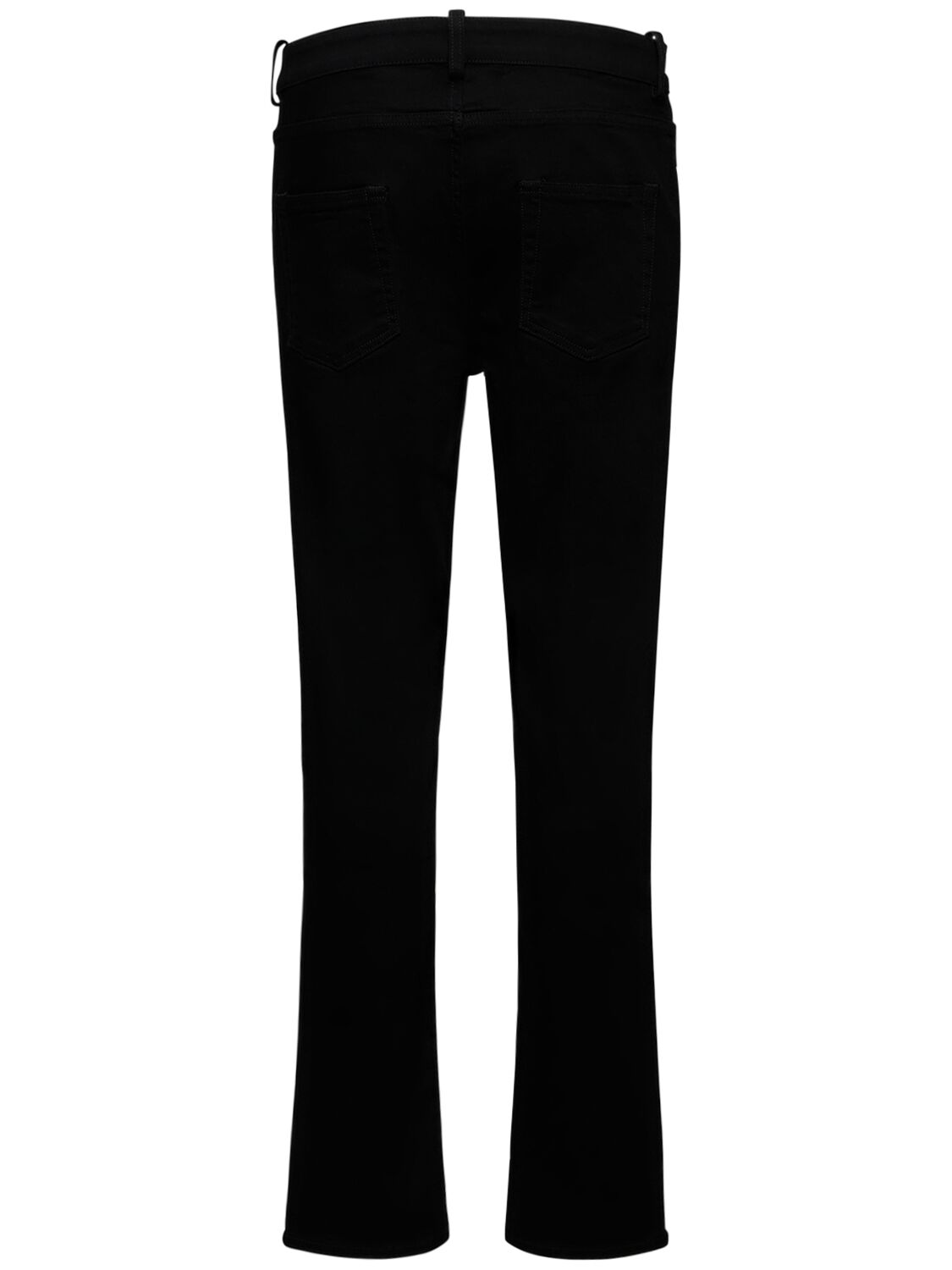 Shop Ann Demeulemeester Wout Cotton Blend Skinny Pants In Black