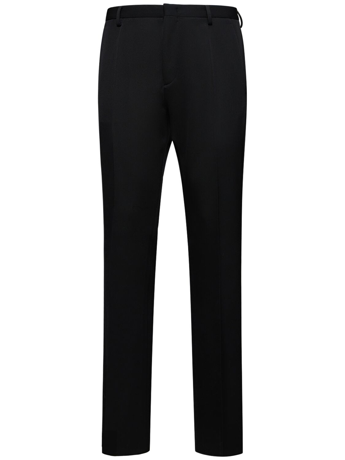 Shop Valentino Formal Wool Pants In 0no