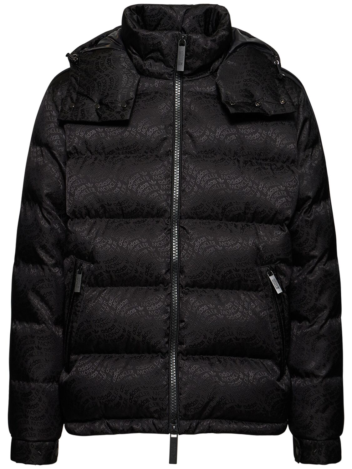 Shop Moncler Genius Moncler X Adidas Alpbach Down Jacket In Black