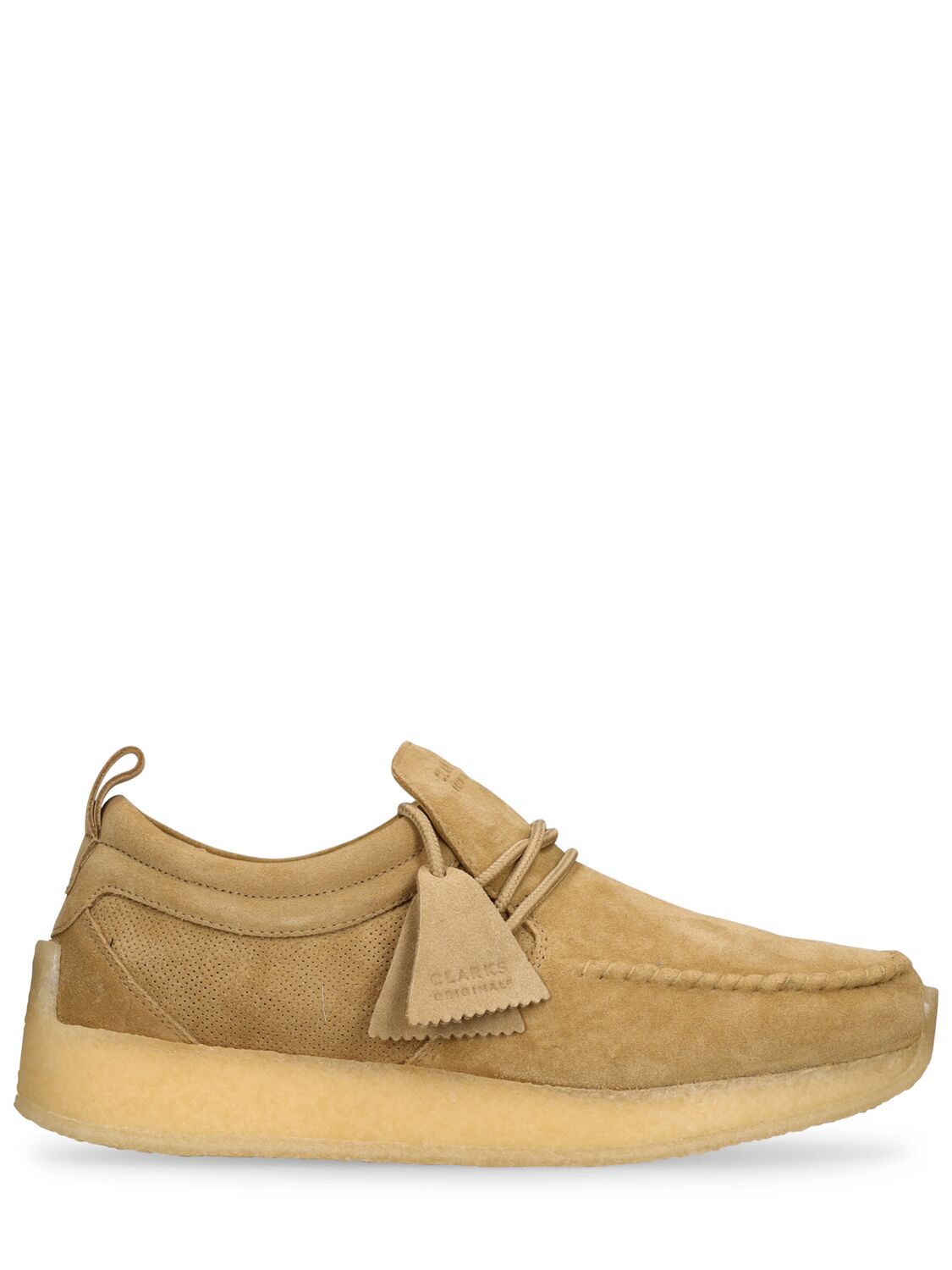 Clarks Originals Maycliffe Suede Lace-up Shoes In Suede Sand